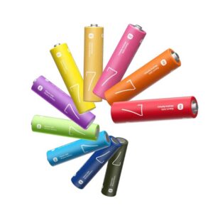 باطری نیم قلمی آلکالاین رنگین کمانی شیائومی مدل Xiaomi Rainbow ZI7