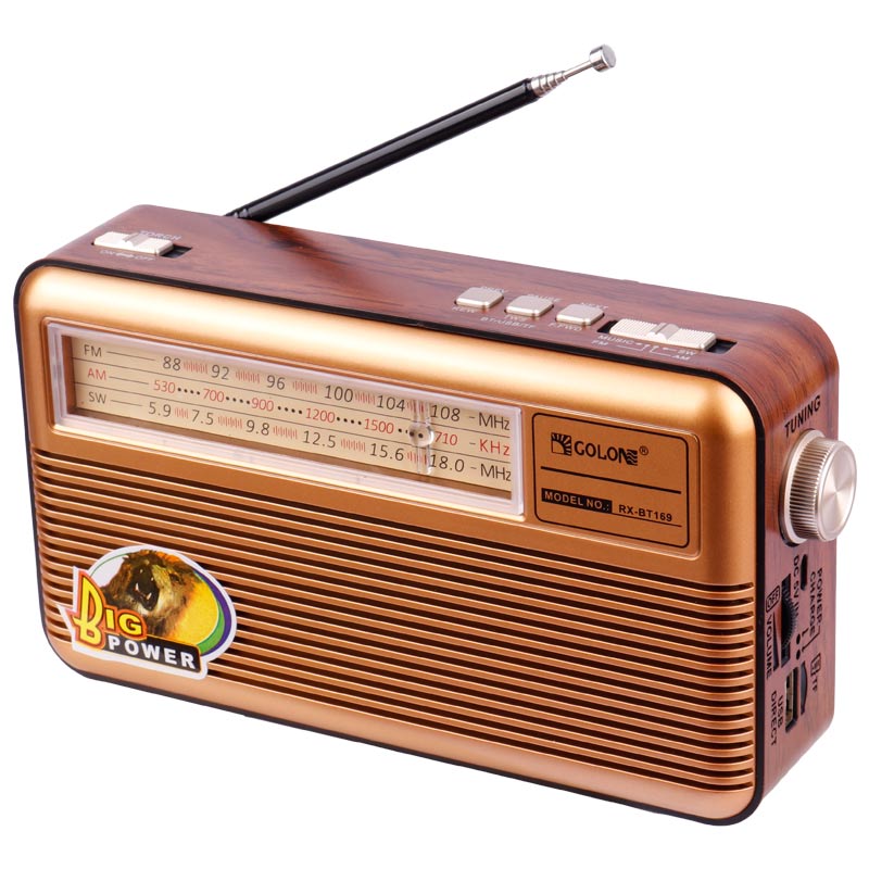 رادیو اسپیکر بلوتوثی گولون RX-BT168 - Image 3