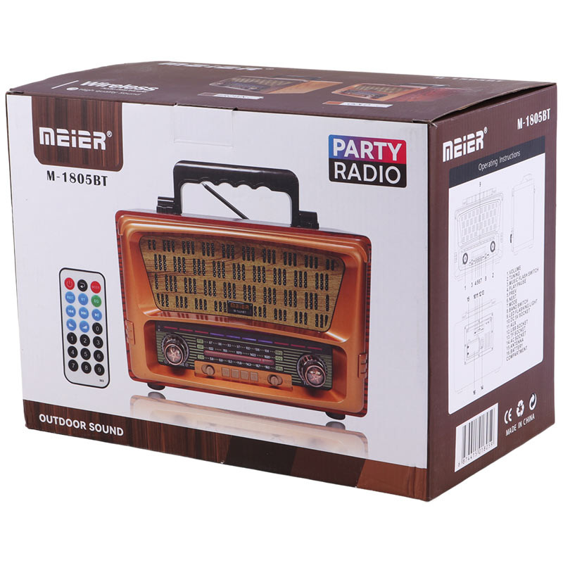 رادیو اسپیکر بلوتوثی مییر M-1805BT - Image 3