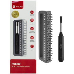 ست پیچ گوشتی تعمیرات موبایل ProOne PGS107 بسته 41 عددی