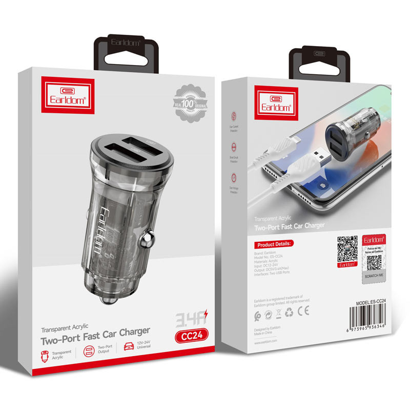 شارژر فندکی 15 وات ارلدام ES-CC24 - Image 7