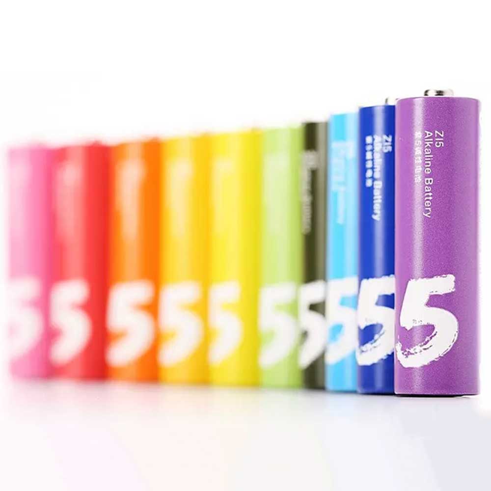 باطری قلمی آلکالاین رنگین کمانی شیائومی مدل Xiaomi Rainbow ZI5 - Image 2