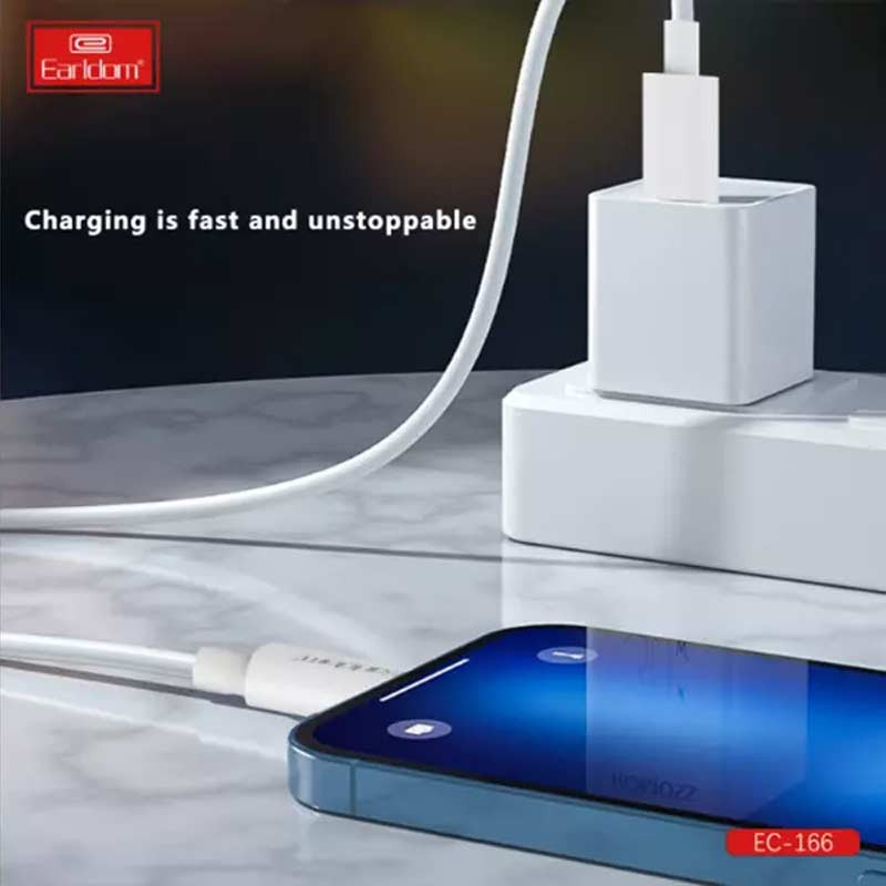 کابل تبدیل فست شارژ Earldom EC-166i Type-C to Lightning PD 20W 1m - Image 3