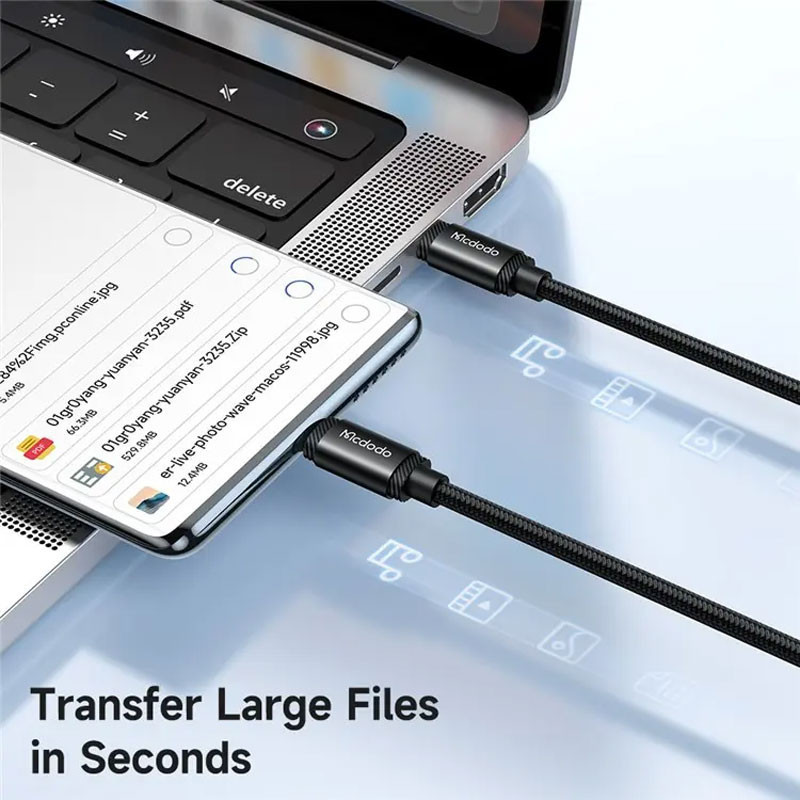 کابل تبدیل فست شارژ Mcdodo CA-3680 Type-C to Type-C PD 5A 240W - Image 6