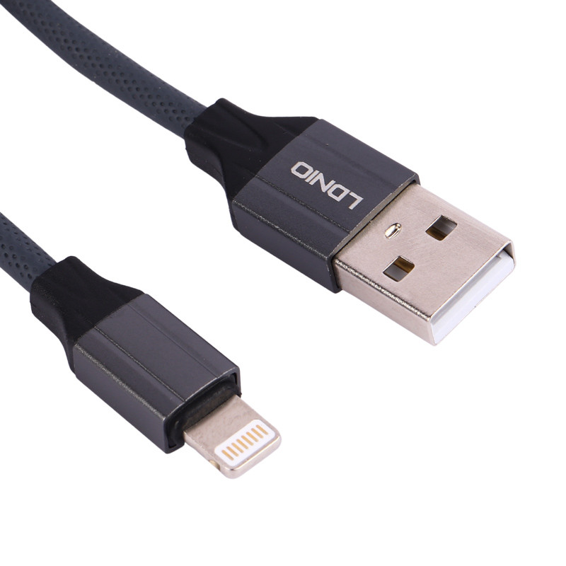 کابل لایتنینگ فست شارژ 2.4 آمپر الدینیو LS441 طول 1 متر - Image 5