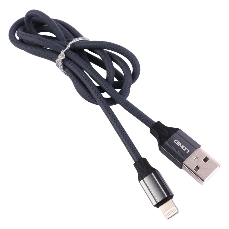 کابل لایتنینگ فست شارژ 2.4 آمپر الدینیو LS441 طول 1 متر - Image 6