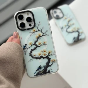 قاب آیفون و سامسونگ شکوفه ELEGANT(c12)