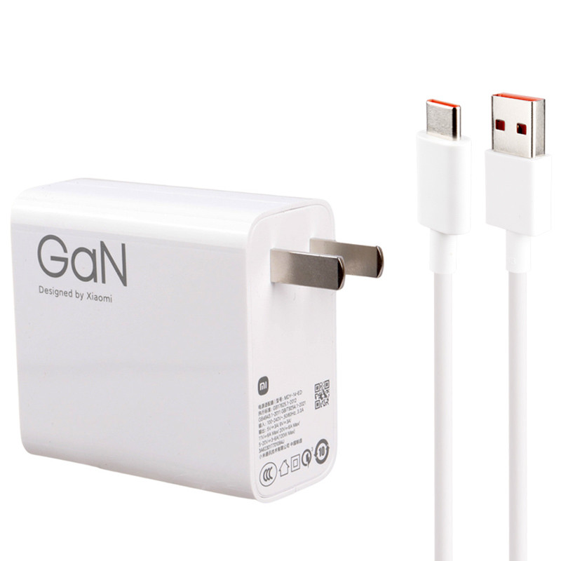کلگی 120 وات شیائومی Redmi Note 12 Pro Plus MDY-14-ED GaN QC3.0 PD 6A سرجعبه + کابل تایپ سی