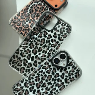 قاب گوشی آیفون آنتی شوک مگسیف Minimal Leopard(C13)