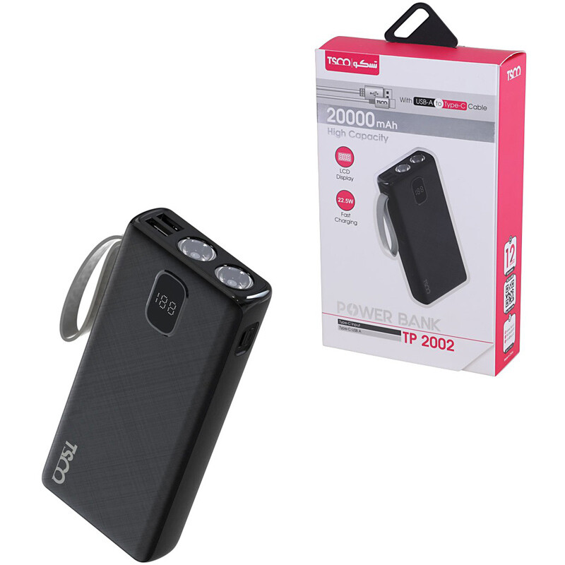 پاور بانک فست شارژ تسکو TP 2002 22.5W ظرفیت 20000 میلی آمپر ساعت - تصویر 3
