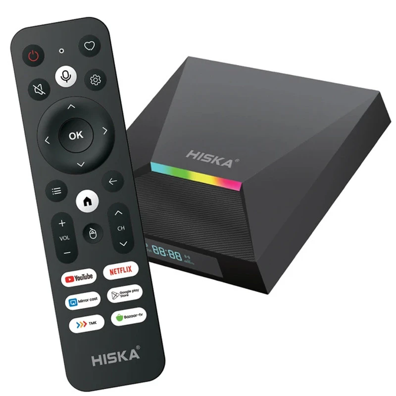 اندروید باکس Hiska A12 8K + ریموت کنترل - تصویر 2