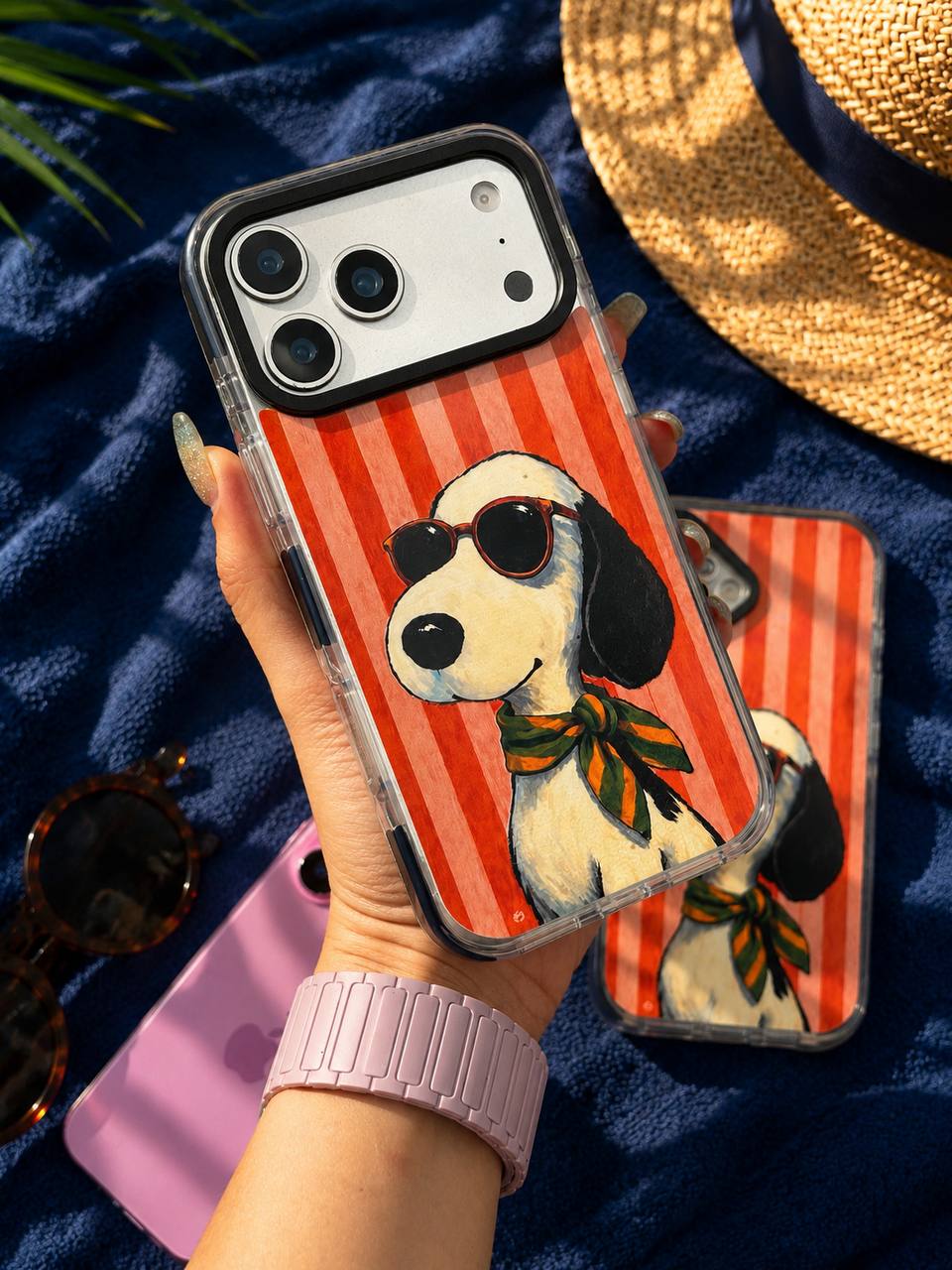 قاب آنتی شوک Snoopy Summer(A12)