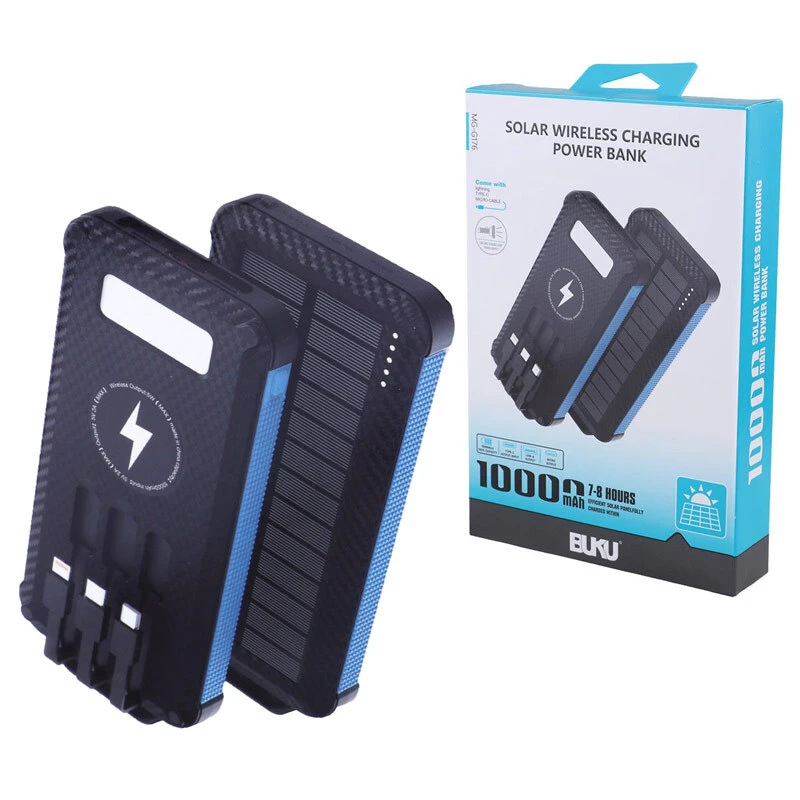 پاور بانک خورشیدی بوکو MG-G176 12W ظرفیت 10000 میلی آمپر ساعت - تصویر 6