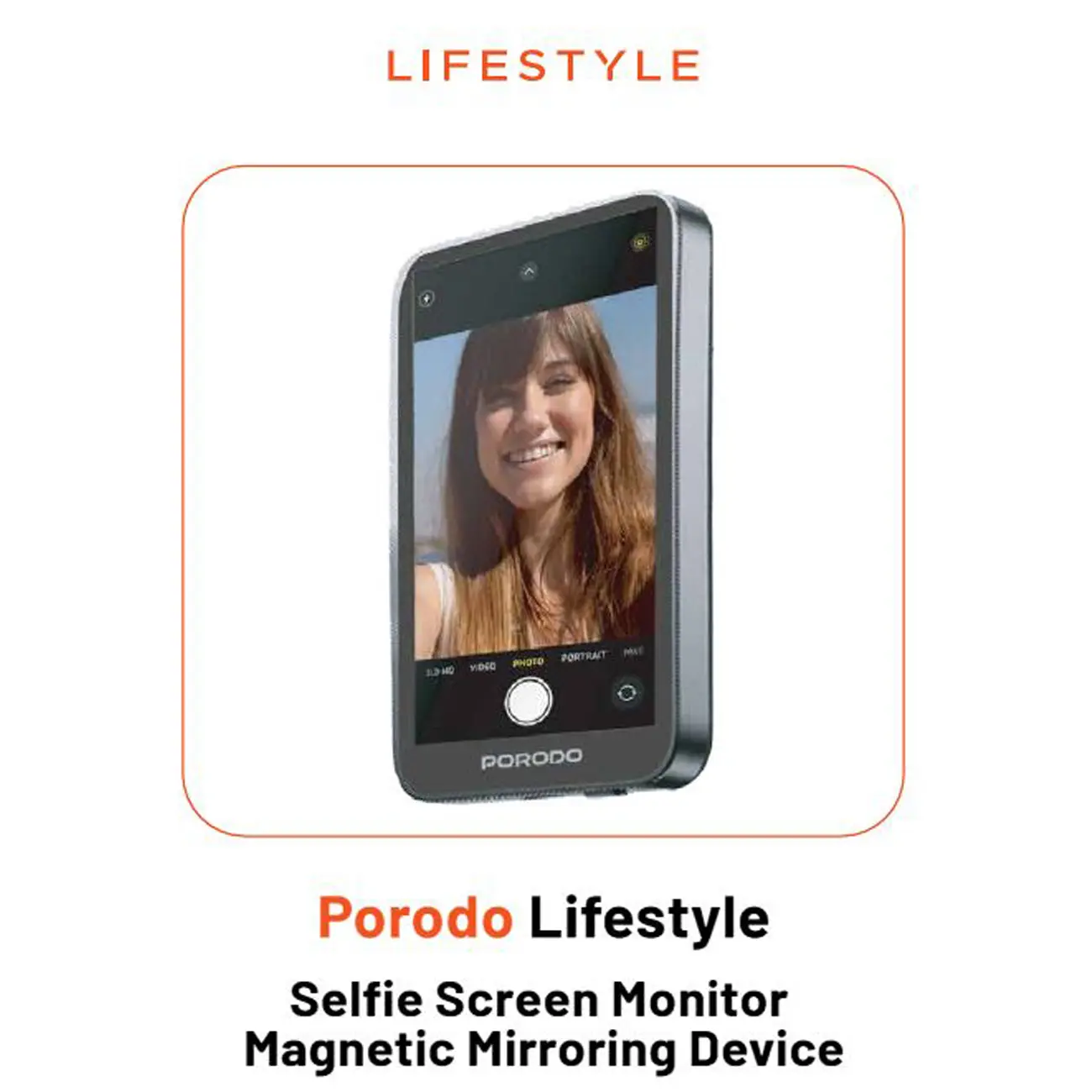 مانیتور سلفی مغناطیسی Porodo LFS190 | نمایشگر بیسیم موبایل - تصویر 6